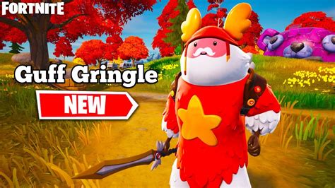 New Guff Gringle Skin Gameplay Free Fortnite Winterfest 2022 Set