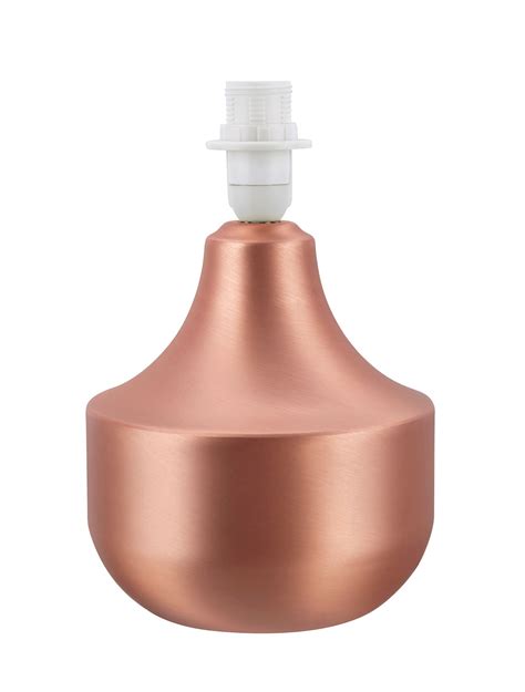 See more ideas about diy lamp, lamp, diy lamp makeover. Medes Brushed Copper Effect Table Lamp Base | Departments | DIY at B&Q