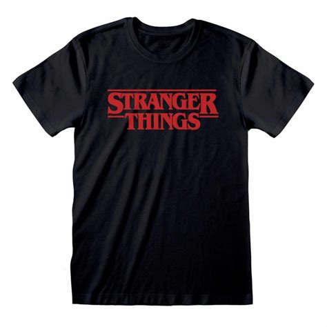 Stranger Things Logo Black T Shirt Stranger Things