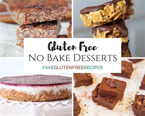 Accommodating a gluten free dairy free diet doesn't have to be difficult when it comes to dessert. Gluten Free Desserts: Best No Bake Recipes | FaveGlutenFreeRecipes.com