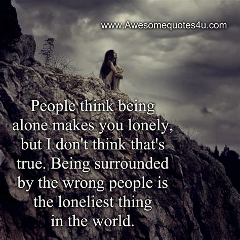 People Think Being Alone Makes You Lonely