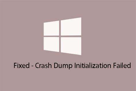 Hi my computer keeps crashing everytime i restart it, a blue screen pops up and it says crash dump and something to do with memory. How to Solve Event ID 46 Crash Dump Initialization Failed