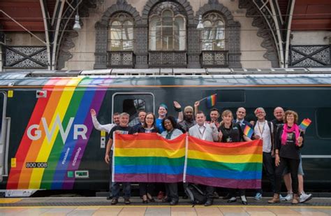 Full Steam Ahead Rainbow Themed Train Unveiled To Celebrate Pride 2018 Meaws Gay Site