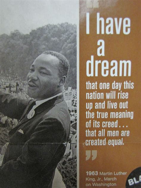 I'll answer this question with a little lucid dreaming experience i had a long time ago. Martin Luther King Jr-"I have a dream.." 50th anniversary.. not sure more powerful words have ...
