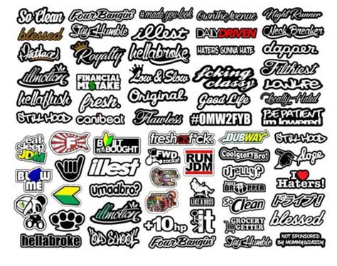 Sticker Design Inspirational Designs Illustrations And Graphic Elements From The Worlds