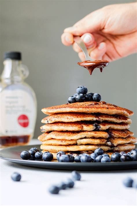 The Easiest Vegan Blueberry Pancake Recipe Ever 🥞💙 — Steemit Vegan