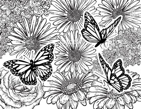 In case you are in love with animals, but besides that you also love coloring, here is the application that. Butterfly Hand Drawn Adult Coloring Book Page Stock Illustration - Download Image Now - iStock