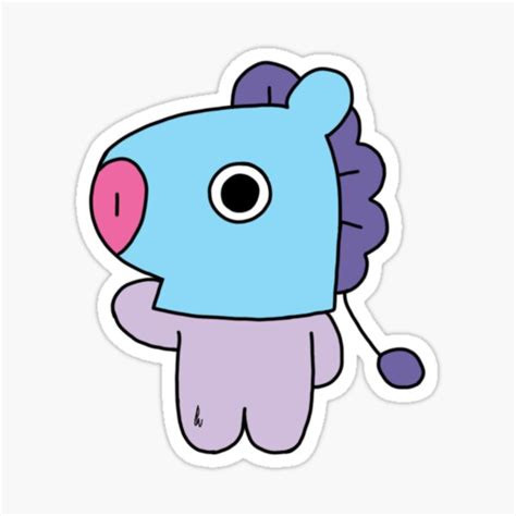 Bt21 Mang Sticker For Sale By Shizuko Redbubble