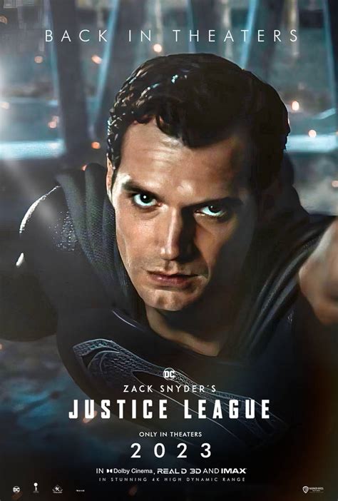 Zack Snyder Justice Leage Poster Theaters 2023 Sup By Andrewvm On Deviantart