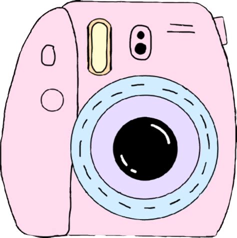 Polaroid Sticker Pastel Camera Clipart Png Transparent Png Full