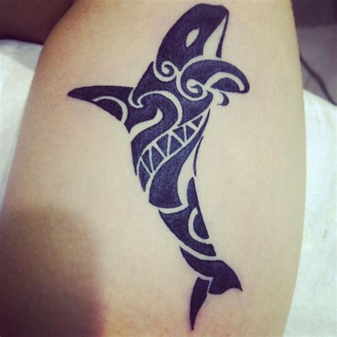Tribal tattoo svg, tribal swirl art svg, svg for cricut , cutting file silhouette cameo ,digital download, svg png dxf files, ethnic tribal. Cute and simple tribal orca tattoo | Whale tattoos ...