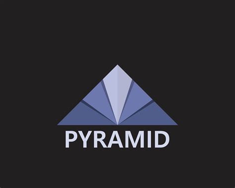 Pyramid Logo And Symbol Business Abstract Design 596962 Vector Art At