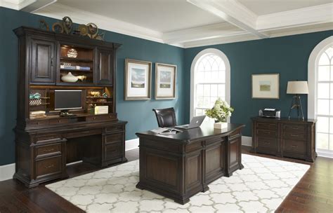 74 Inch Traditional Grand Classic Executive Computer Desk Home Office