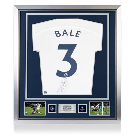 Gareth Bale Official Uefa Champions League Back Signed And Framed