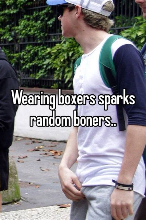 Wearing Boxers Sparks Random Boners