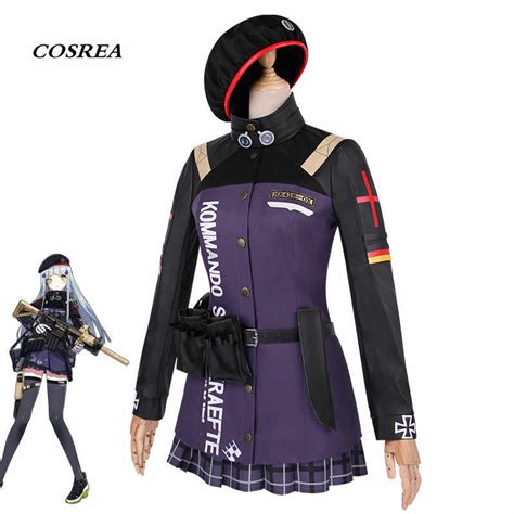 Game Girls Frontline Cosplay Costumes Ak 12 Uniform Coat Jackets Outfit Battle Suit Set