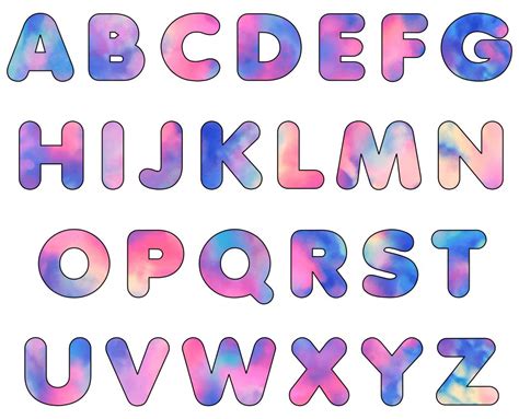 Big Printable Bubble Letters Alphabet This Will Help Your Child