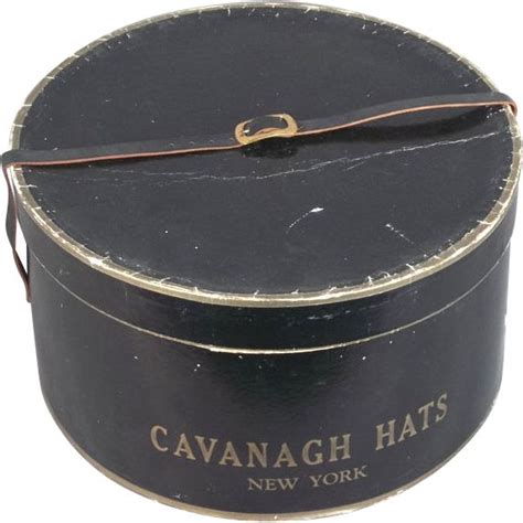 Antique French Hat Boxes Cavanagh Hats New York Mens Vintage Hat