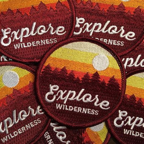 Patches Explore Wilderness Vintage Patch For Outdoor Travel Etsy