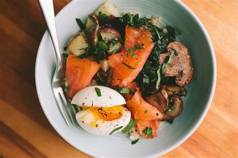 Smoked Salmon Breakfast Bowl With A 6 Minute Egg — A Thought For Food