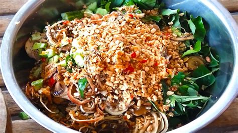 Top Healthy Cambodian Country Food How To Make Banana Flower Salad