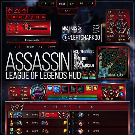 Assassin League Of Legends Hud By Leftlucy On Deviantart