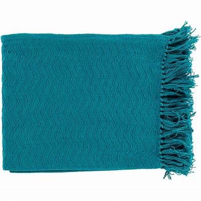Teal Throw Cotton Artistic Weavers Stanley Blankets