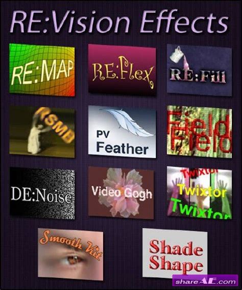 Revision Effects Collection For After Effects July 2014 Free After
