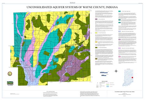 Dnr Water Aquifer Systems Maps 83 A And 83 B Unconsolidated And