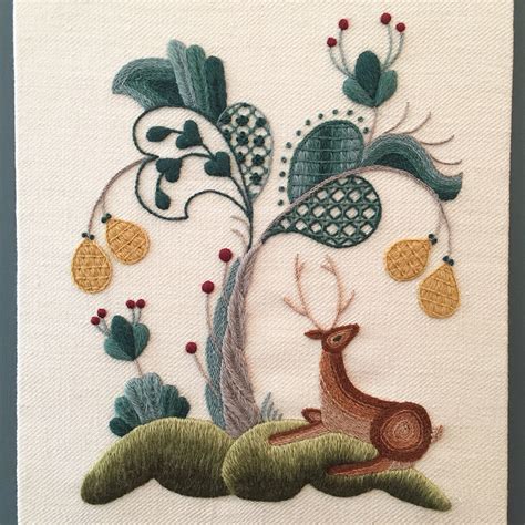 Crewel Embroidery Kit The Royal Park Melbury Hill