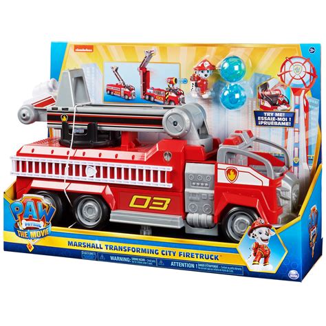 Paw Patrol The Movie Marshalls Transforming City Fire Truck Paw