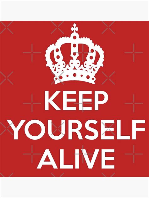 Queen Keep Yourself Alive Photographic Print By Retrorockit Redbubble