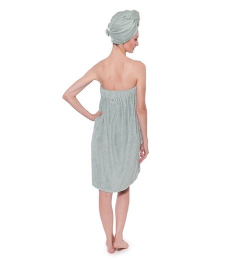 Womens Towel Wrap Bamboo Viscose Spa Wrap Set By Texere The