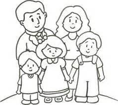 Dibujos para colorear en el día de la familia. la familia para dibujar - Buscar con Google | Familia para ...