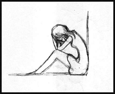 Easy Drawings About Depression