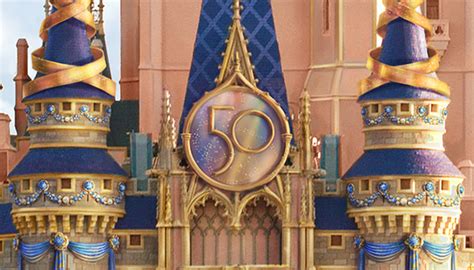 New Walt Disney World Pink 50th Anniversary Cinderella Castle Magic