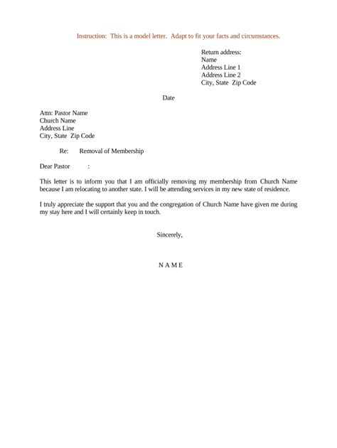 I am writing this letter on behalf of the church board members at the st. removal letter sample Doc Template | pdfFiller