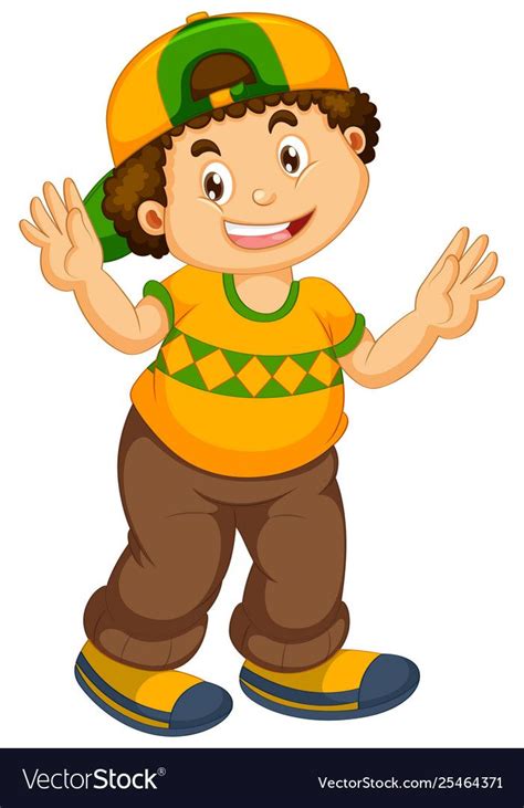 A Cute Boy Character Royalty Free Vector Image Aff Character Boy