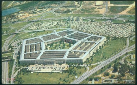 Pentagon Aerial View Arlington Virginia 1965 Photo Postcard Etsy