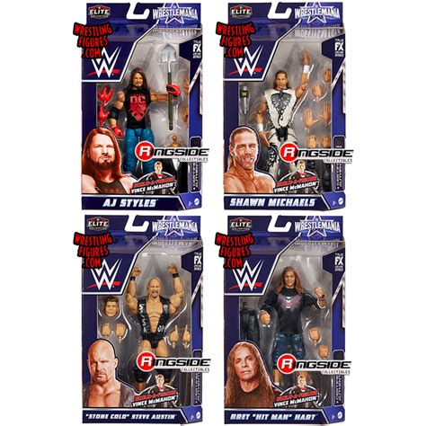 Wwe Elite Wrestlemania 38 Wwe Toy Wrestling Action Figures By Mattel This Series Includes Aj