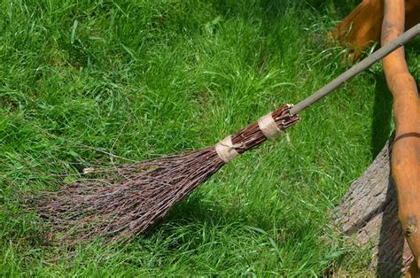 Witch Broom Halloween Pagan Broom Wizard Broom Rustic Etsy