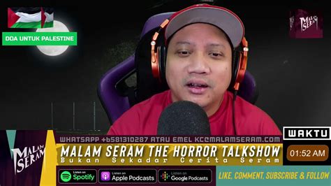 Malam Seram The Horror Talk Show Bukan Sekadar Cerita Seram Youtube