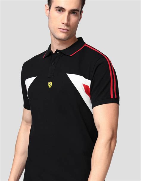 Check spelling or type a new query. Ferrari Men's stretch cotton polo shirt with contrasting inserts Man | Scuderia Ferrari Official ...
