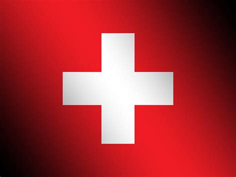 An der wehenden fahne an ihrem. Die Flagge der Schweiz 005 - Hintergrundbild