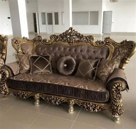 Malty Teak Wood Curve Sofa Set For Royal Look Size King Size At Rs