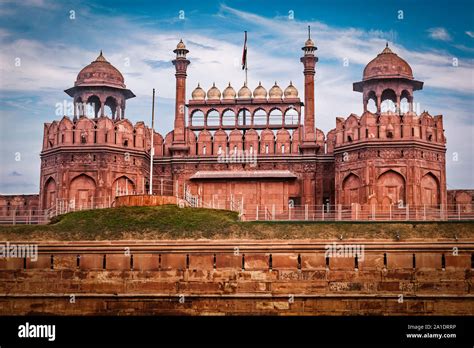 Red Fort Delhi India Stock Photo Alamy