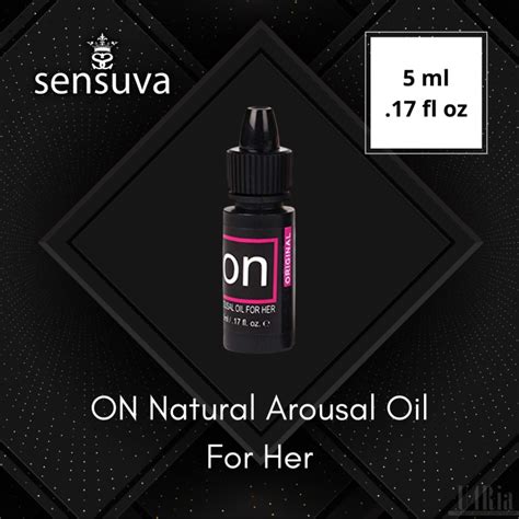 sensuva on for her natural arousal oil original 5 ml 0 17 fl oz lazada singapore