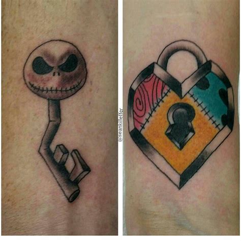 Jack And Sally Nightmare Before Christmas Tattoo By Seankilleffer On