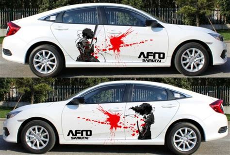 Afro Samurai Anime Car Side Door Graphics Decal Vinyl Sticker Manga Fit