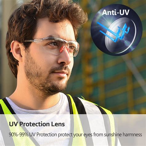 safeyear safety glasses work goggles anti fog eye protection clean lens lab ppe ebay